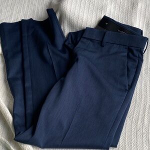 Mens haggar blue dress pants slim fit 29 x30